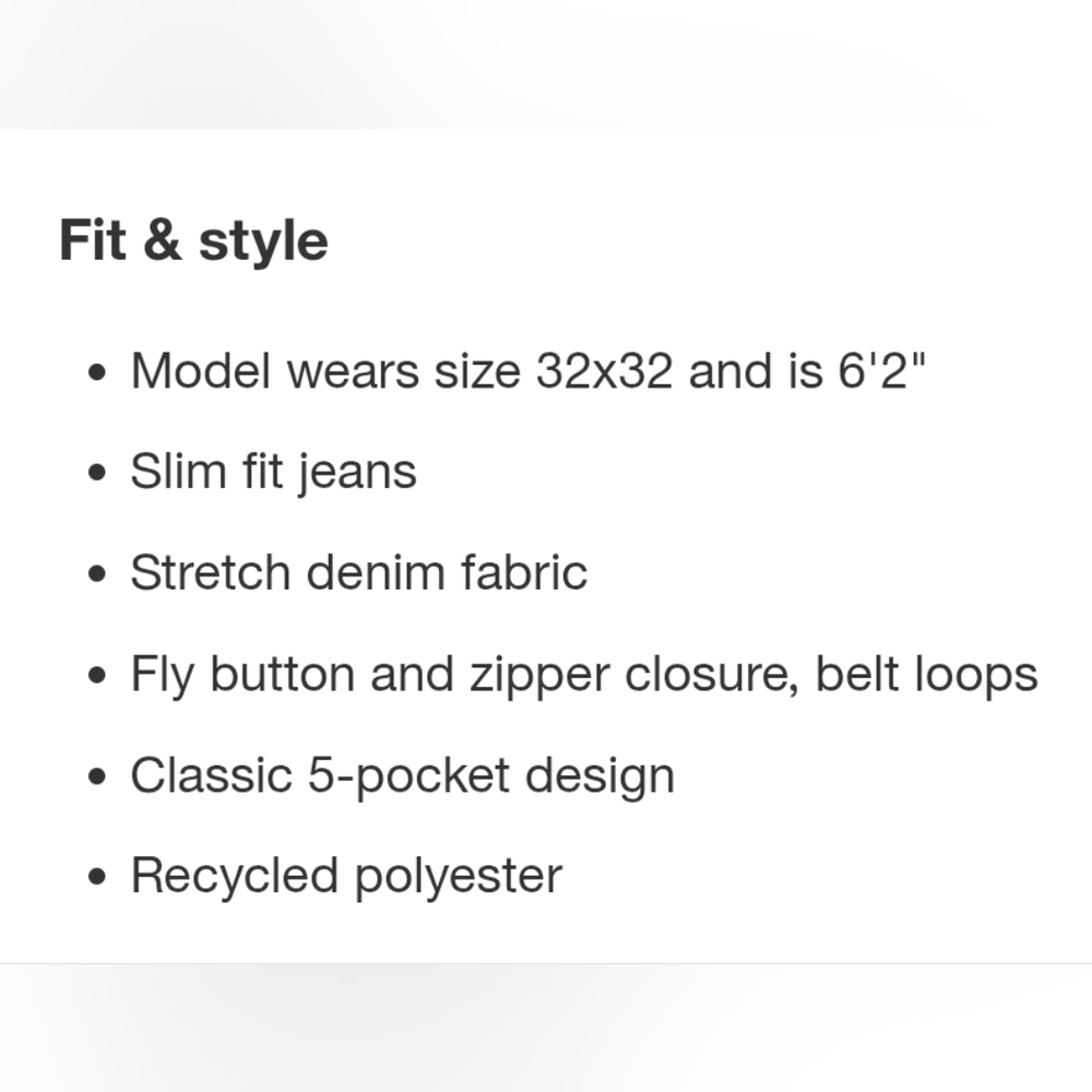 Goodfellow & Co Men's Comfort Wear Slim Fit Jeans • Heavyweight Denim - Picture 5 of 5